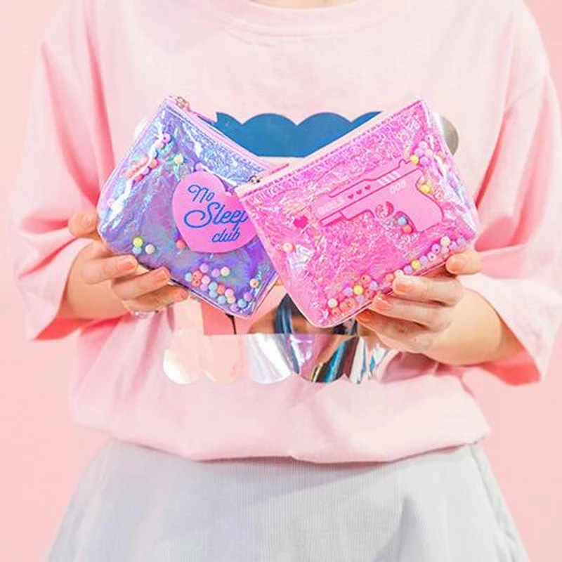 Кошелек для мелочи Milkjoy, с жемчужинами и блестками