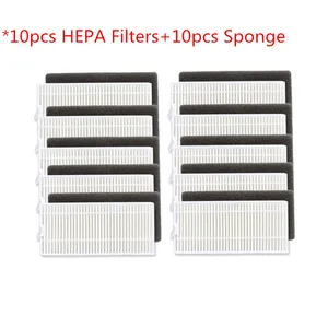 20 шт.лот робот 10x роботизированные HEPA фильтры + 10x Губчатый Фильтр Набор для Eufy RoboVac 11 Eufy RoboVac 11c Роботизированный пылесос