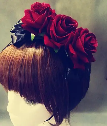Темно красные аксессуары для волос|accessories tree|headband fashionaccessories body |