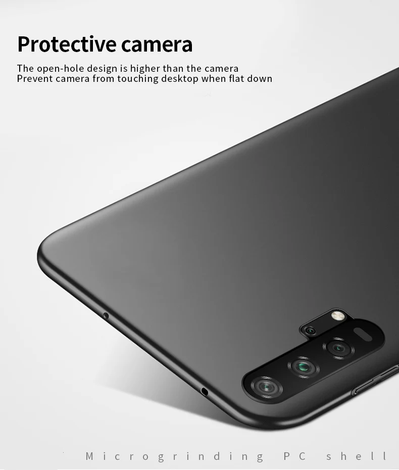 Чехол Wolfsay для Huawei Honor 20 Pro Ультратонкий армированный жесткий чехол из