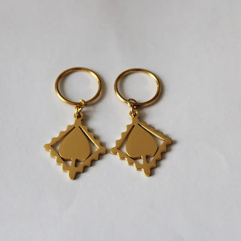 Stainless Steel Gold Earring for Women Girls Trendy Earrings Australia New Zealand Kiribati Jewelry Gifts | Украшения и