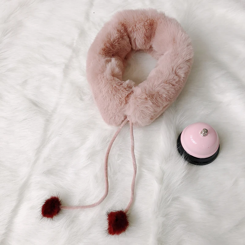 Шарфы с помпонами из искусственной овечьей шерсти очень милые шикарные шарфы