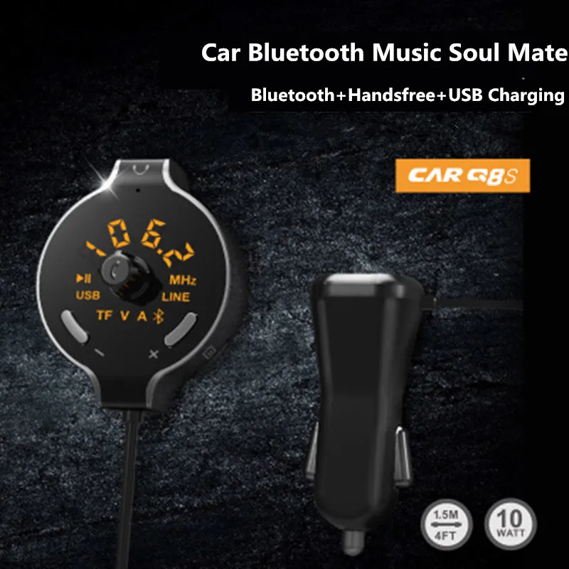 3 5 мм AUX Автомобильный Bluetooth Handsfree fm передатчик TF автомобильный аудио LED MP3 плеер