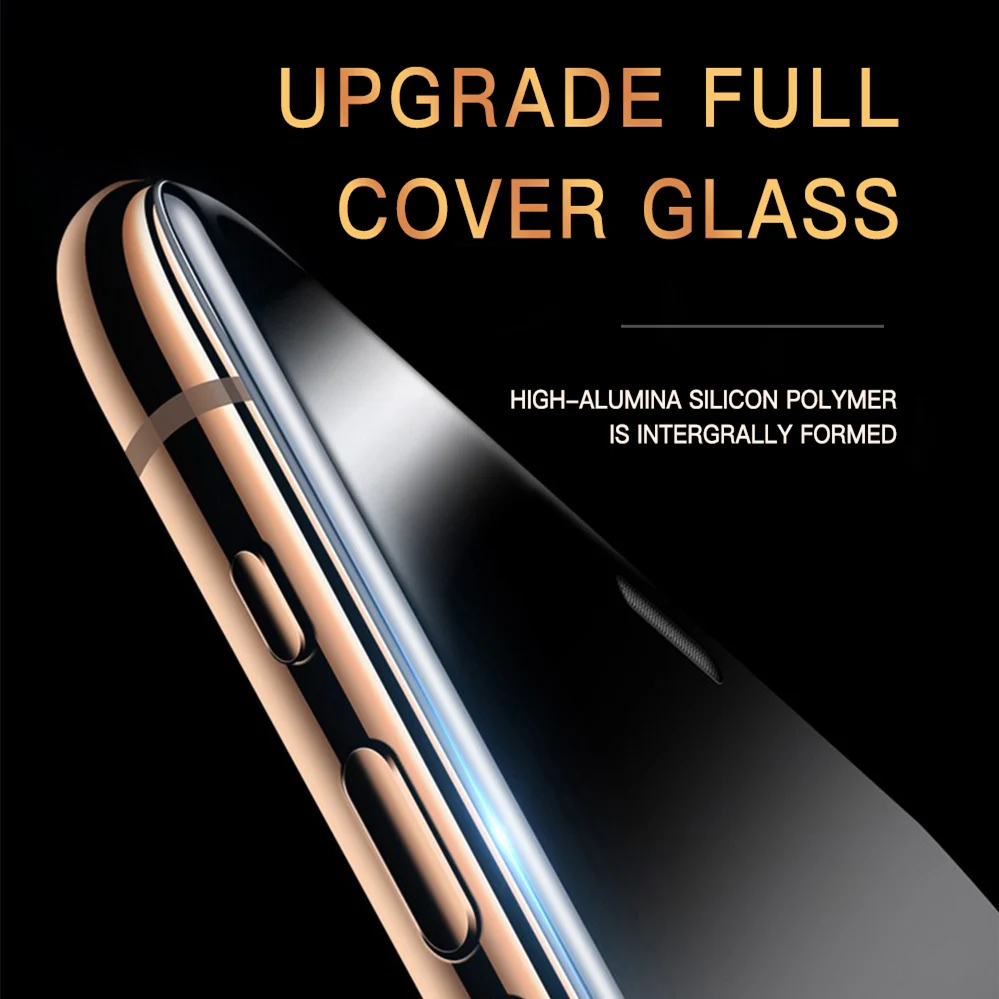 10D полное покрытие Защитная стеклянная пленка для iPhone 8 7 6 S Plus XR X Закаленное