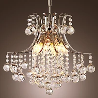 led pendant light luxury modern k9 crystal living 6 lightsbulb included e14 for foyerliving roombulb included