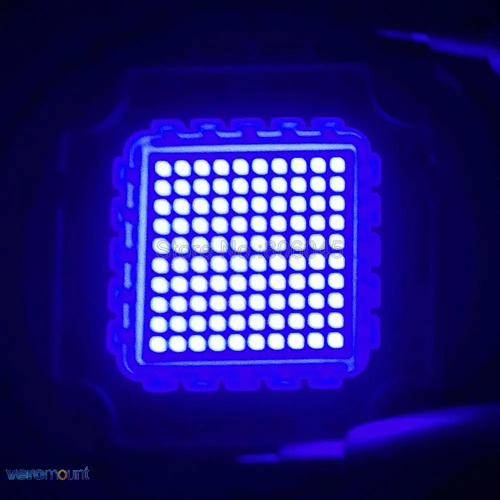 Epi led s 45*45 мил чип 100 Вт светодиодный высокой мощности Синий нм-нм COB диод SMD для DIY