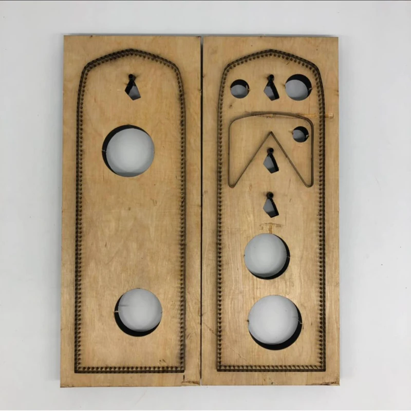 2 шт./компл. японские стальные лезвия высечки Стальные Перфорированные ручки