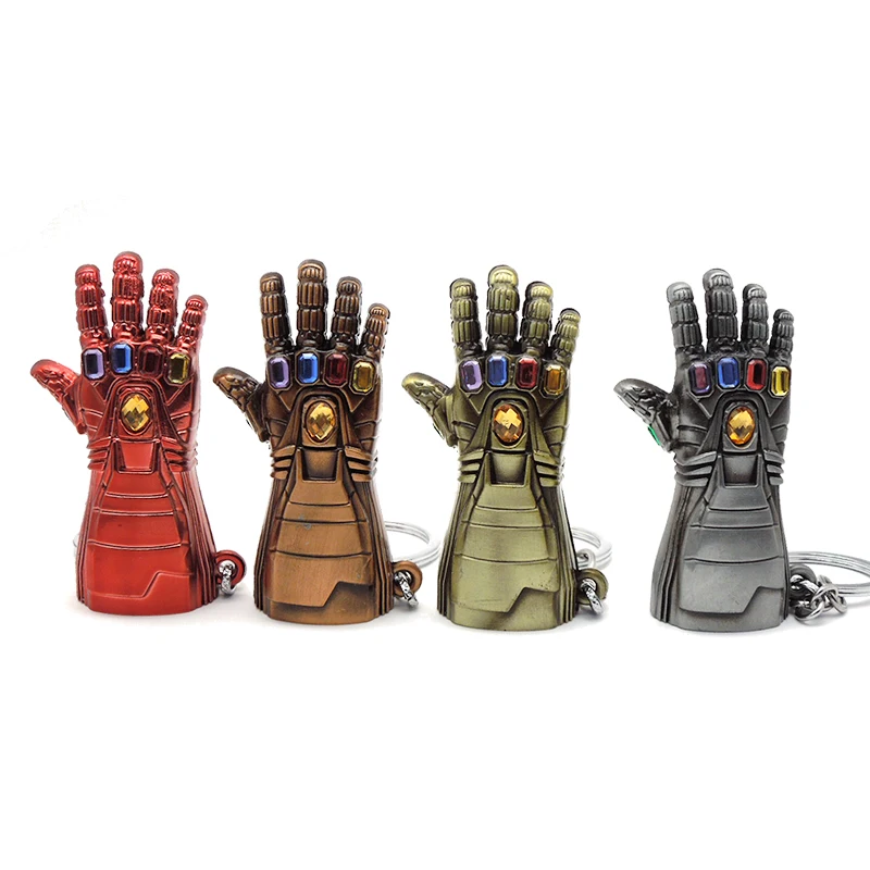 Новые Мстители Железный человек перчатки брелок Marvel Endgame бесконечная мощность
