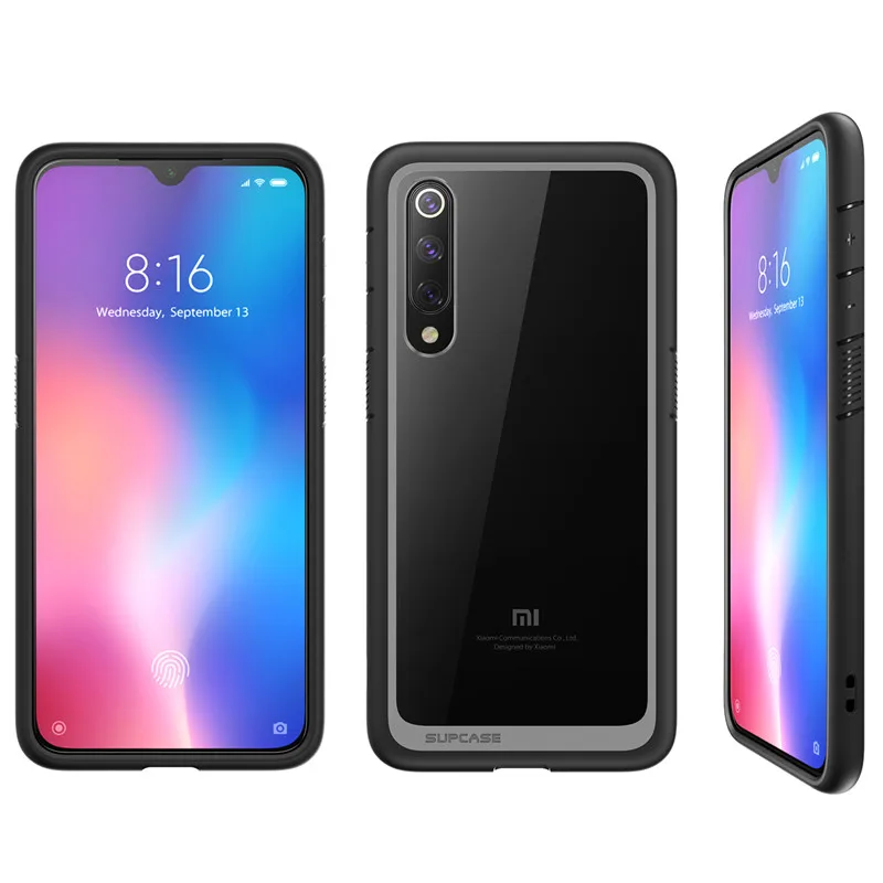 SUPCASE For Xiaomi MI 9 Case UB Style Anti-knock Premium Hybrid Ultra-Thin Protective TPU Bumper + PC Clear Cover XiaoMi Mi9 |