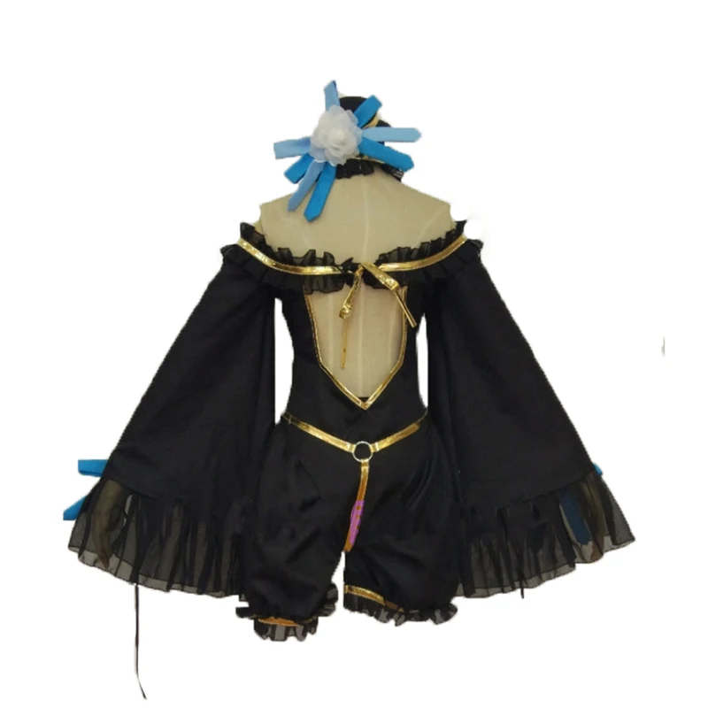 Аниме! Fate/Extra CCC МНЛЗ Tamamo без Mae черная Готическая униформа косплей костюм для