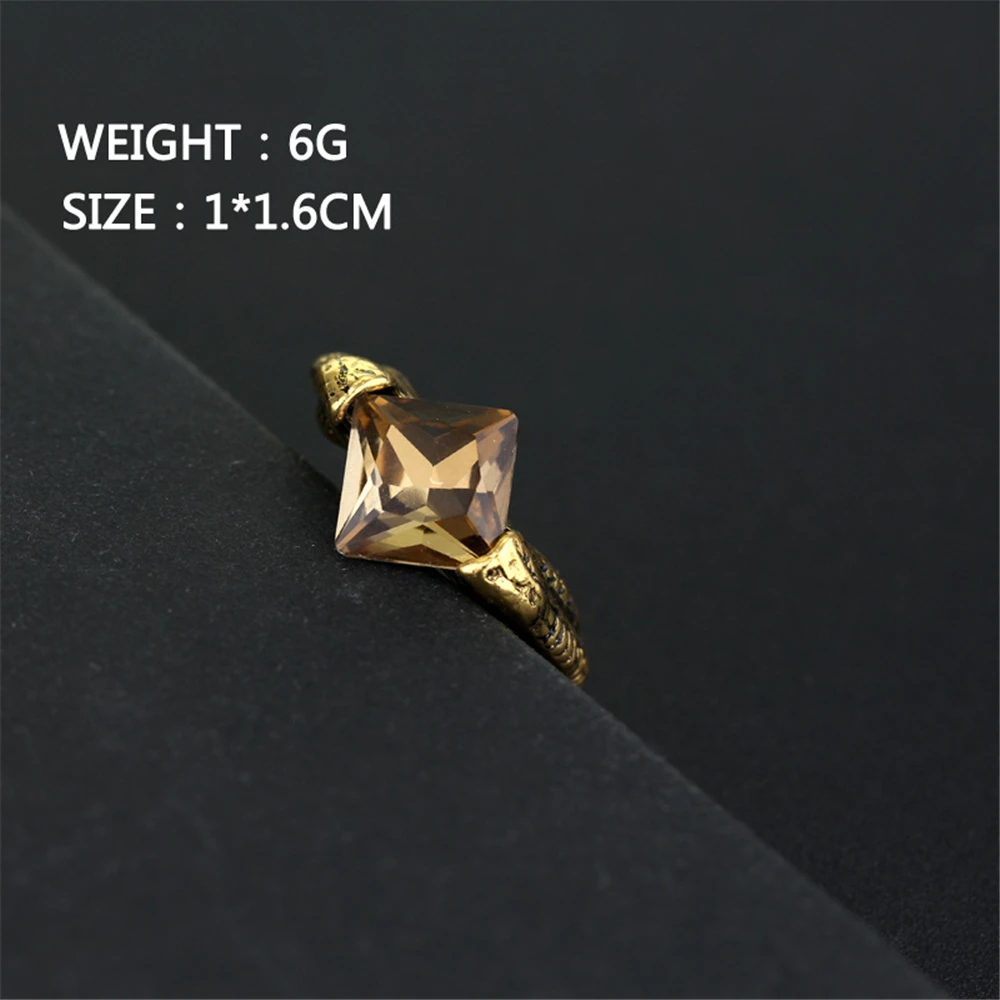 Retro Horcrux Resurrection Stone Ring Deathly Hallows Rings Wizarding World Noble Cosplay Movie Jewelry Christmas New Year Gift | Украшения
