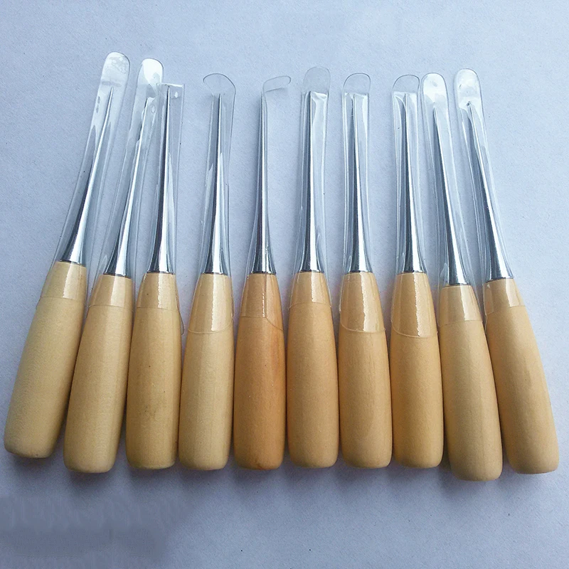 Шило с деревянной ручкой шило для кожевенного ремесла шитья кожи