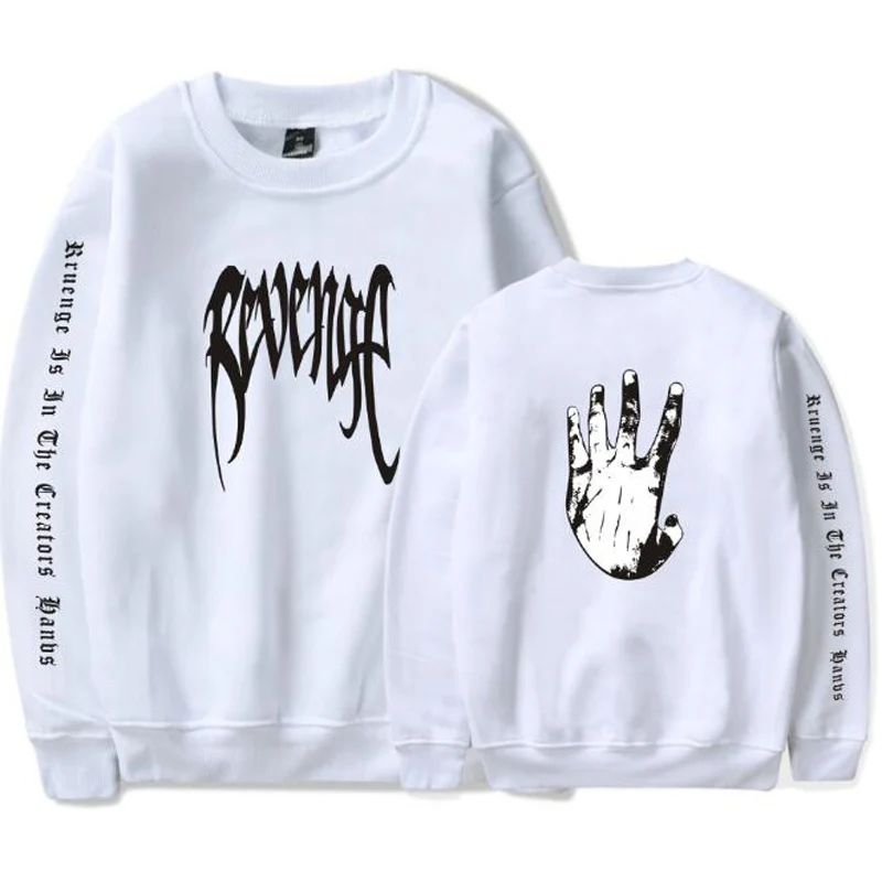 Толстовка Sudadera xxxtentacion в стиле хип-хоп повседневный пуловер с круглым вырезом и