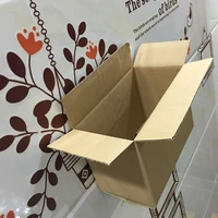 5pcs small package thickening courier carton easy to use repeatedlykraft wedding candy box brown square cardboard gift carton