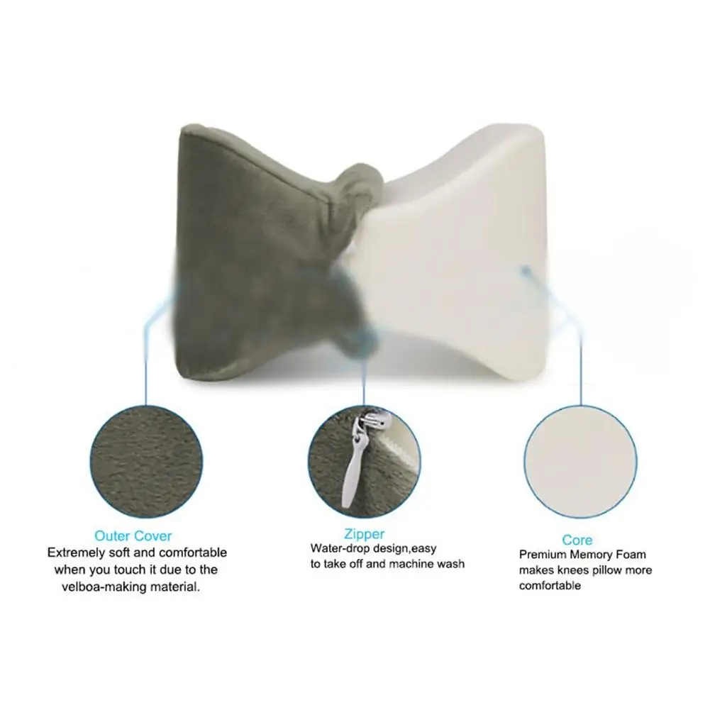 Adeeing Удобная подушка для колена из пены с эффектом памяти облегчения боли в спине