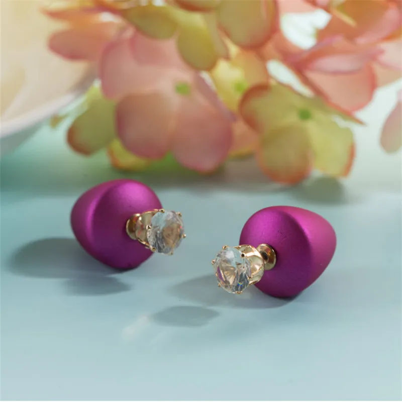 ENZE Free Shipping fashion Women's Accessories 4 / set of candy cone type two-sided earrings combination jewelry wholesale | Украшения