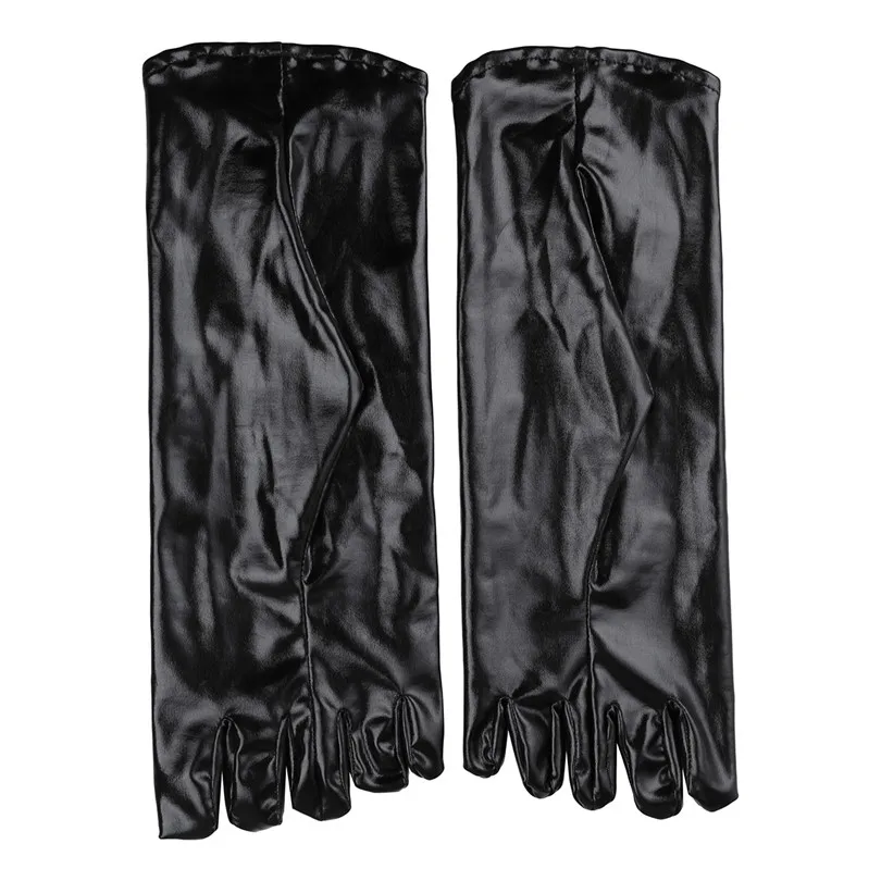 1 пара новинка унисекс Wetlook лакированная кожа короткие носочки костюмы