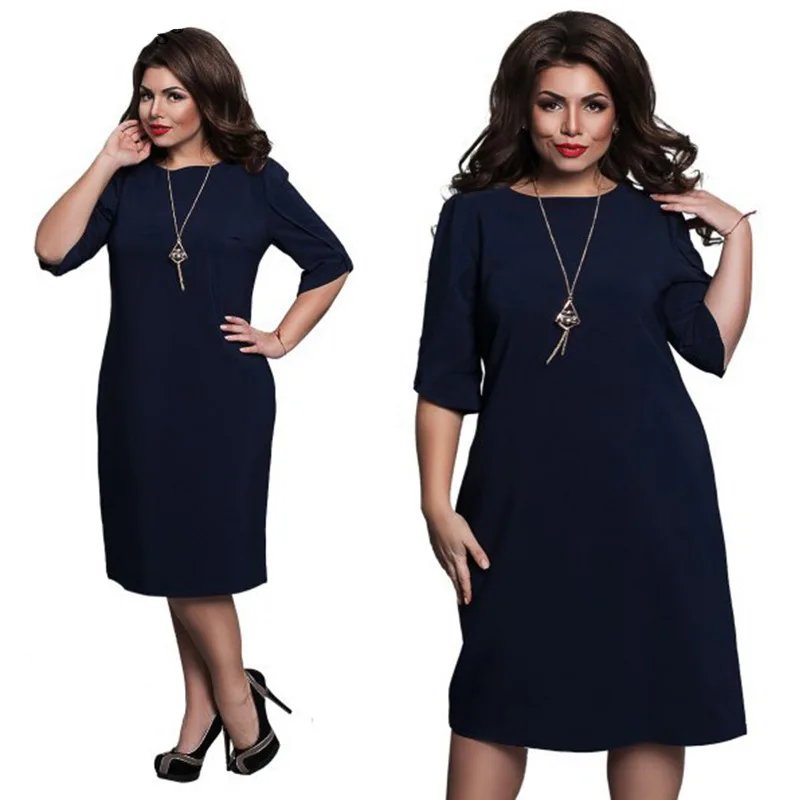 Свободное повседневное женское платье 5XL 6XL новинка весны 2019 большие размеры