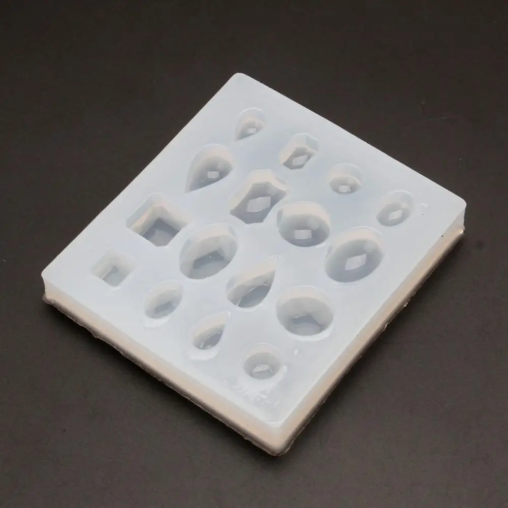 Модные кабошон драгоценный камень силиконовые формы овальные квадратные