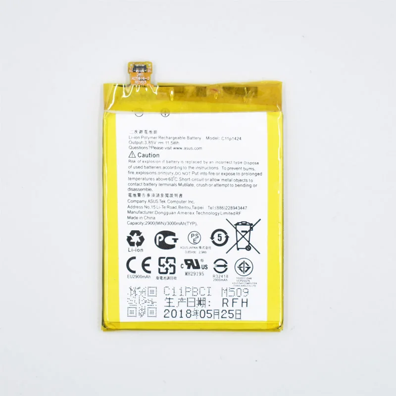 Hekiy для ASUS ZE551ML батарея C11P1424 3000 мАч Asus Zenfone 2 ZE550ML Z00AD Z00ADB Z00A Z008D|Аккумуляторы