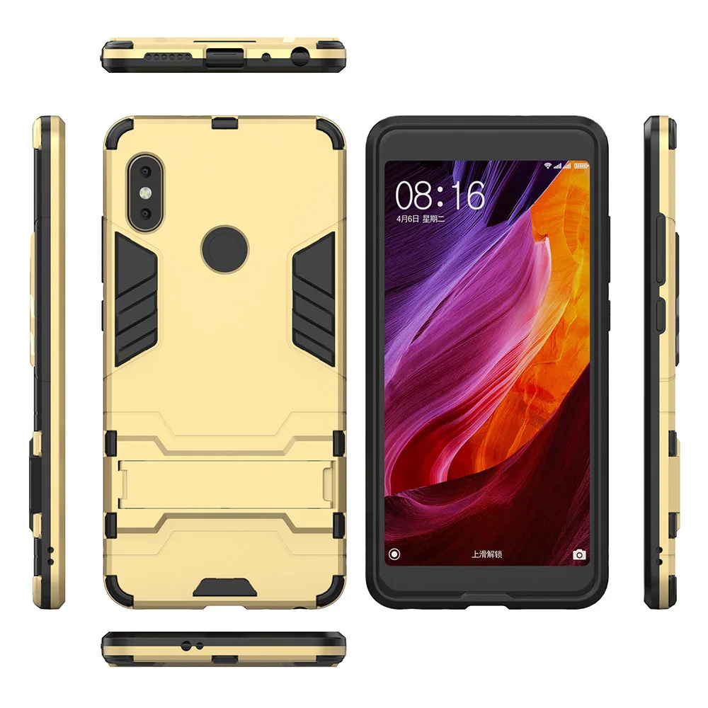 Чехол для телефона KONSMART для Xiaomi Redmi Note 7 6 5 Pro, гибридный жесткий чехол на заднюю панель, глобальная версия Redmi 7A 7 6 5 6A 5A GO S2, чехол-подставка s