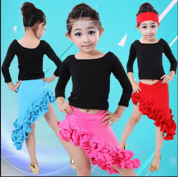 Детское платье для Бальных Танго с длинным рукавом и юбкой | Тематическая одежда