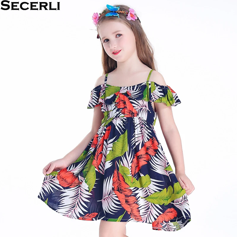 Платье без рукавов для девочек летнее богемное платье с цветочным рисунком от 3