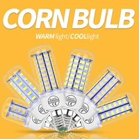 e27 corn bulb 220v bombilla vela led e14 bulb gu10 led lamp b22 24 36 48 56 69 72 leds light for home 5730 chandelier lighting