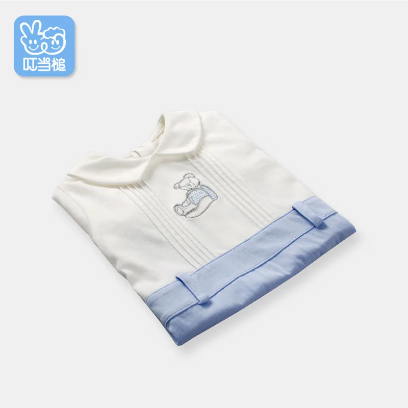 Детская одежда Dinstry Летний комбинезон для новорожденных с короткими рукавами и