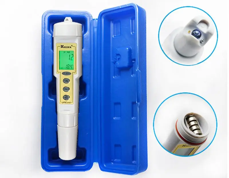Цифровой измеритель pH и Cond 2 в 1 Измеритель проводимости для бассейна качества