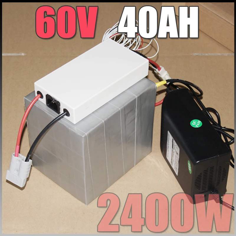 Аккумулятор LiFePO4 60 в 40 Ач аккумулятор для электрического велосипеда 2400 Вт +