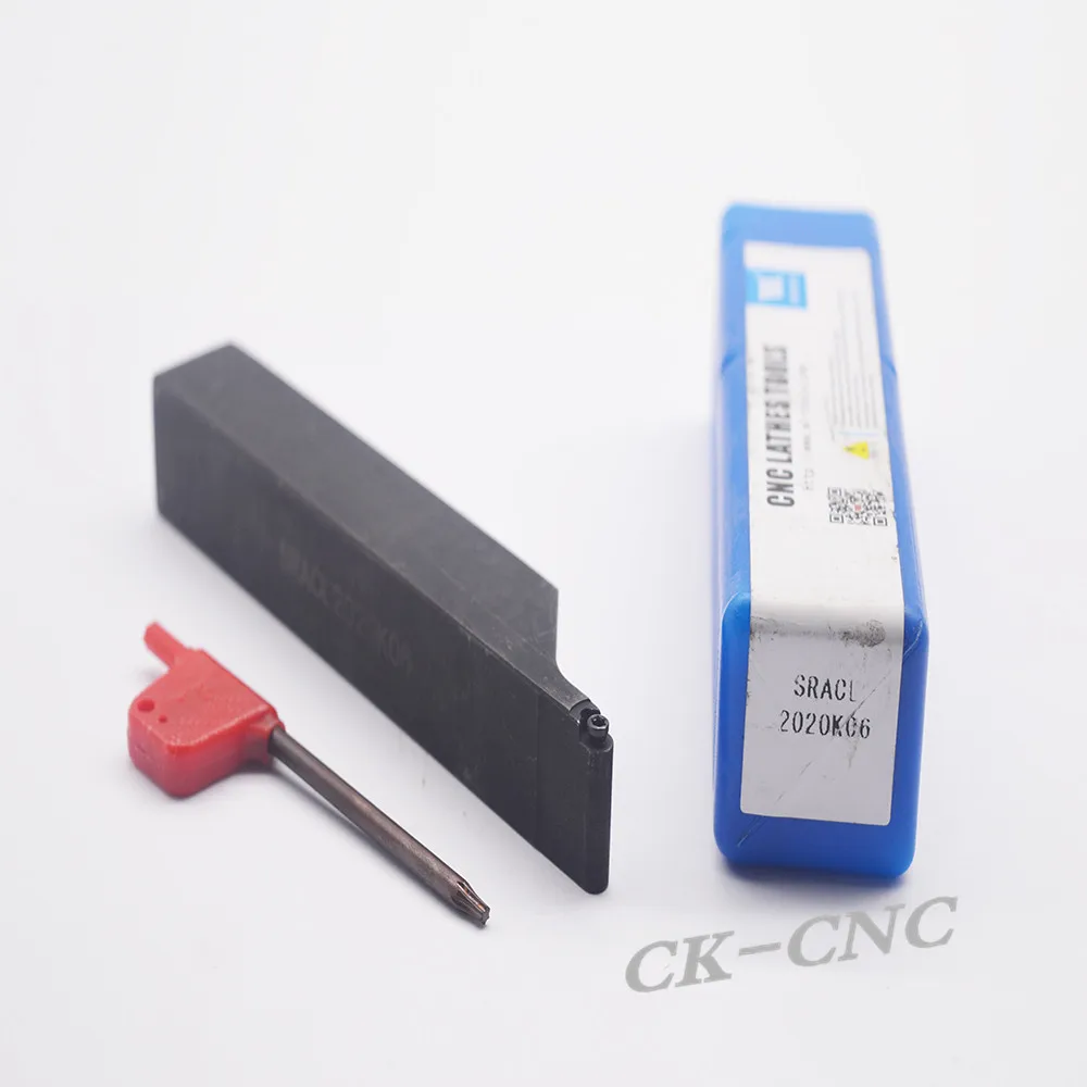 

SRACL2020K06 20*20125mm 360degreeCNC Lathe External Cutting Tool Left Holder For RC**0602MO inserts