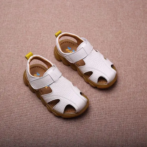 Сандалии Баотоу для мальчиков нескользящая детская обувь на мягкой подошве