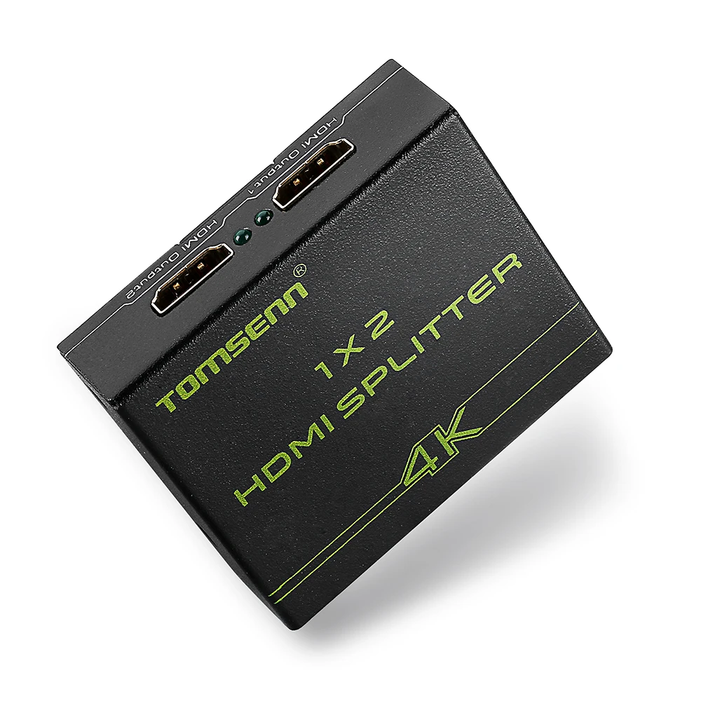 Разветвитель HDMI 1X2 версии 1 4 с питанием от разветвитель двойным монитором для Full HD