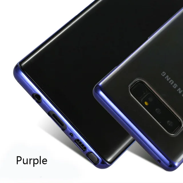 Чехол с текстурой покрытия для samsung Note 8, защитный жесткий чехол из поликарбоната для Galaxy Note 8, Ультратонкий Прозрачный чехол для телефона