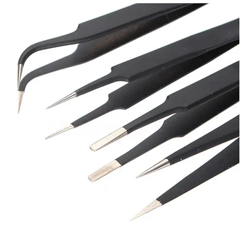 4x пинцет с острыми концами Пинцет металлические щипцы анатомической от