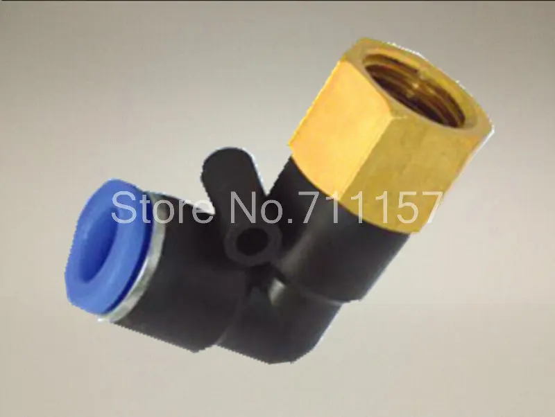 L Тип 4 мм до M5 внутренняя резьба колено пневматический полиуретановый шланг