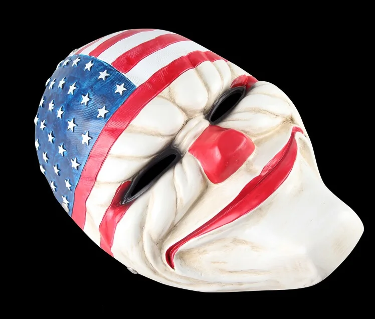 Новая игра Payday 2 Косплей Хэллоуин маски маскарадный костюм Даллас/цепи/Волк/Косплей хокстона Маска Смола высокого качества