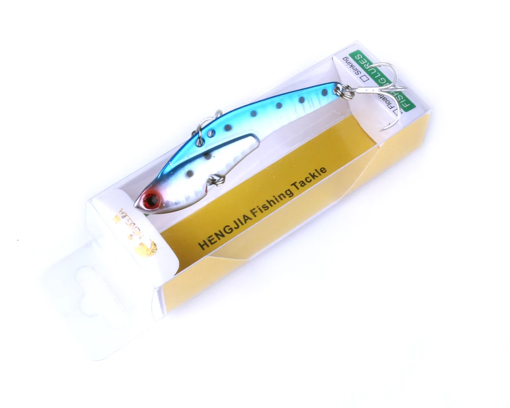 1 шт. металлическая ВИБ рыболовная Тонущая приманка воблеры случайный цвет 7 5 см/21