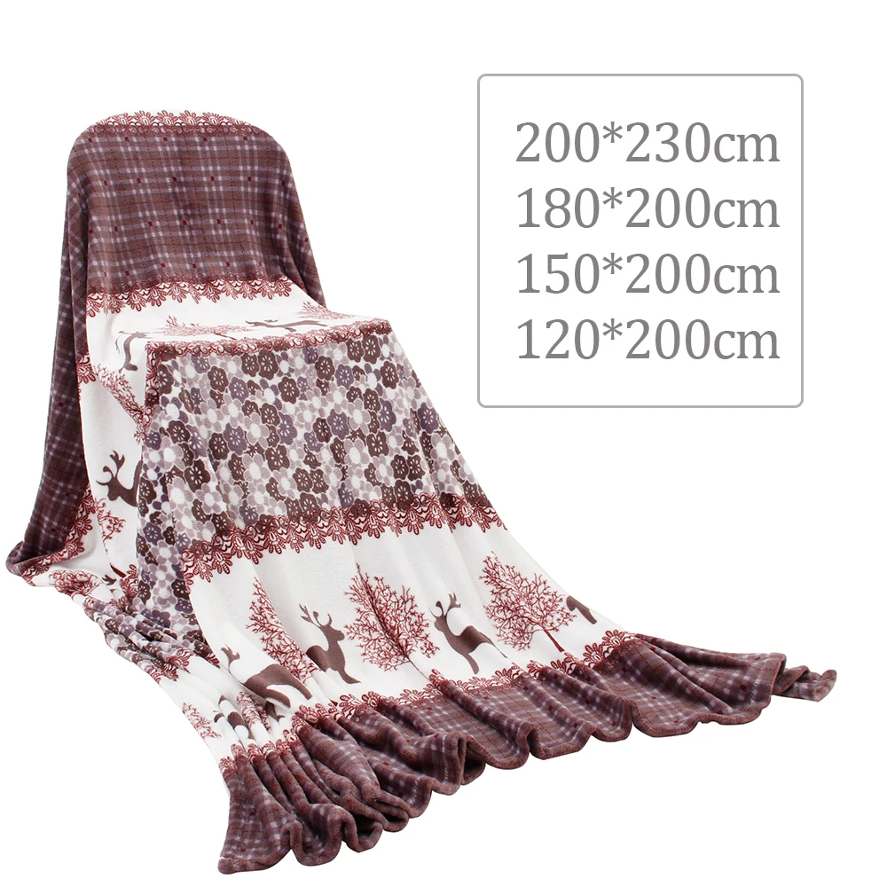 Одеяло с высокой плотностью очень мягкое фланелевое одеяло на