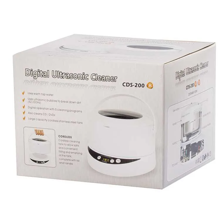 Цифровой съемный Ультразвуковой очиститель корзины для ювелирных часов