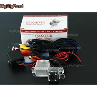 bigbigroad car rear view reverse parking camera with power relay filter for ssangyong actyon korando rexton kyron