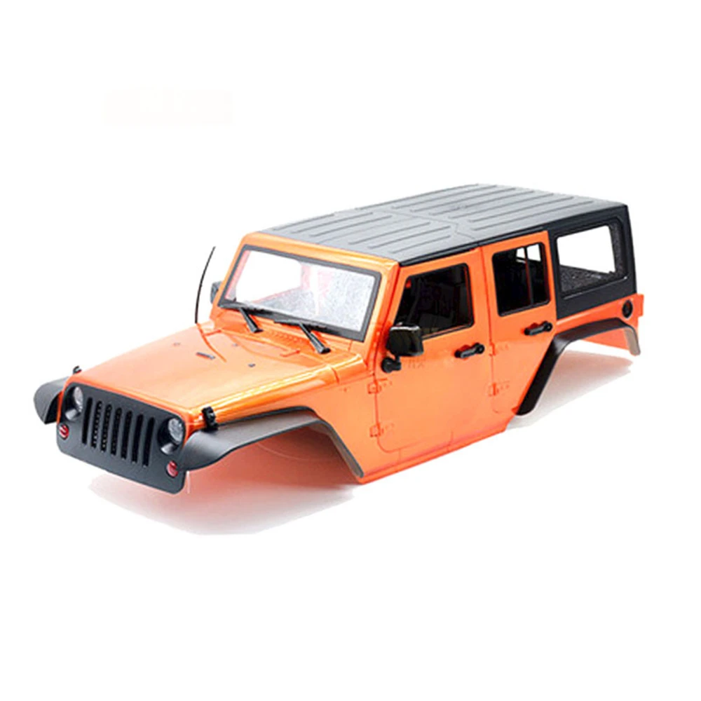 Rc Car Crawler Truck 313mm Wheelbase Finished Body Shell For 1:10 Toys SCX10 II 90046 Jeep Wrangler TRX4 RC4WD D90 Diy | Игрушки и хобби
