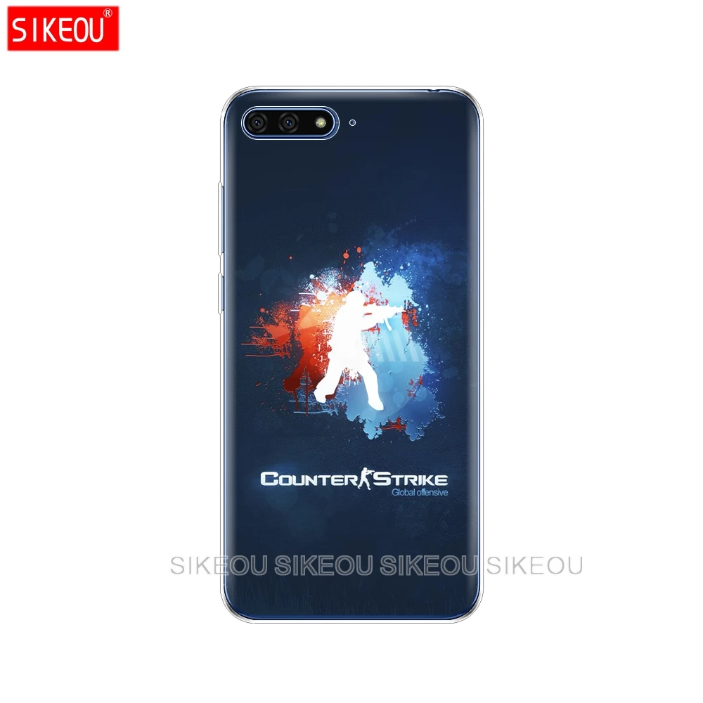 50489 Силиконовый чехол для телефона huawei Honor 7A PRO 7C Y5 Y6 Y7 Y9 Prime Counter Strike CS GO PUBG - Цвет: 50489