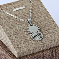 pineapple sharp necklaces pendant stainless steel cool pendant necklaces