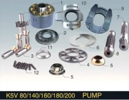 

KAWASAKI K5V200 hydraulic pump spare parts repait kit