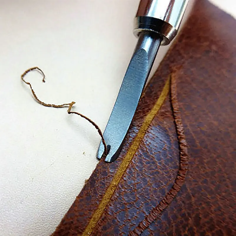 1 Набор 5 в Pro Leather craft регулируемый кожаный строчкой и резиновая складок плащ-Тренч