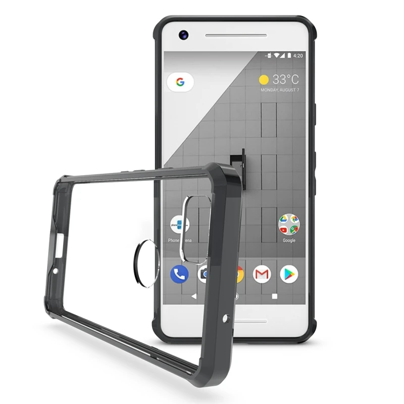 Для Google Pixel 2 XL чехол прозрачный противоударный Ультратонкий Мягкий ТПУ задняя