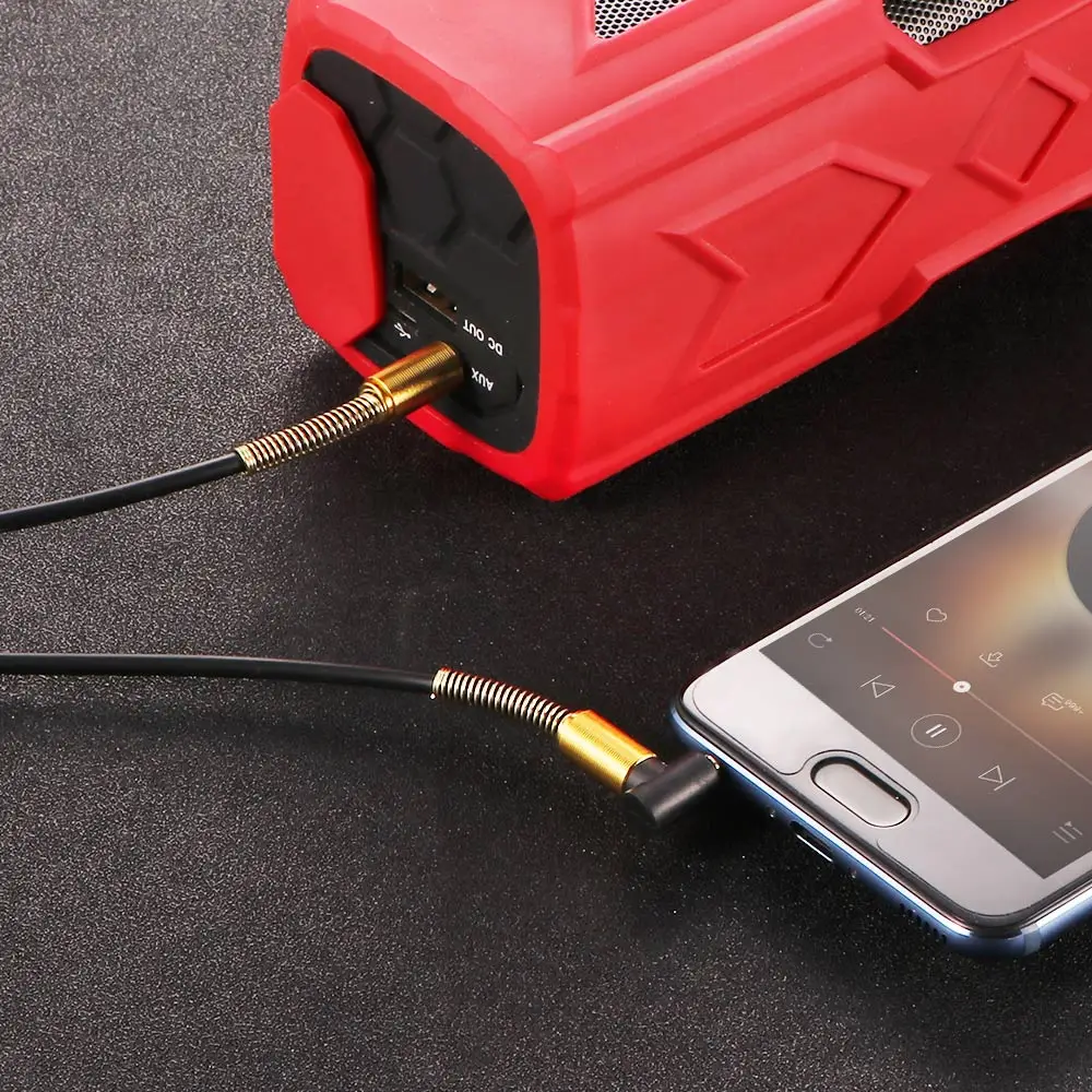 Автомобильный Aux аудио кабель 3 5 мм штекер-штекер HIFI Универсальный стерео с углом