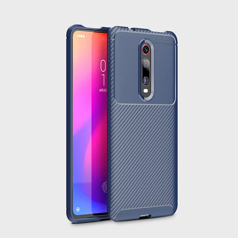 Navy Бампер для Xiaomi mi 9 T мягкое силиконовое покрытие чехол xaomi xiomi mi 9 T Pro карбоновые чехлы для телефонов 9 T mi 9 T Xiao mi 9 T - Цвет: Navy